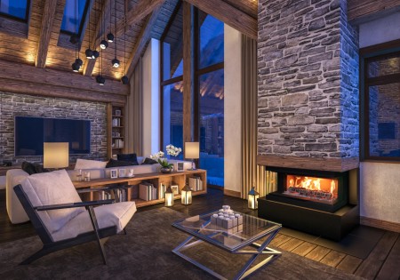 M-DESIGN Venus V23 630 DC 3-zijdige houthaard